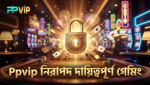 নিরাপদ গেমিং ও দায়িত্বপূর্ণ প্লে নিশ্চিত করে Ppvip