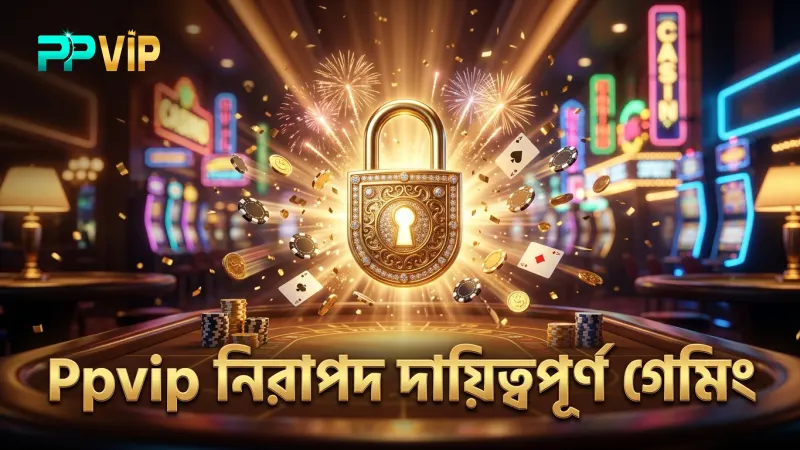 নিরাপদ গেমিং ও দায়িত্বপূর্ণ প্লে নিশ্চিত করে Ppvip