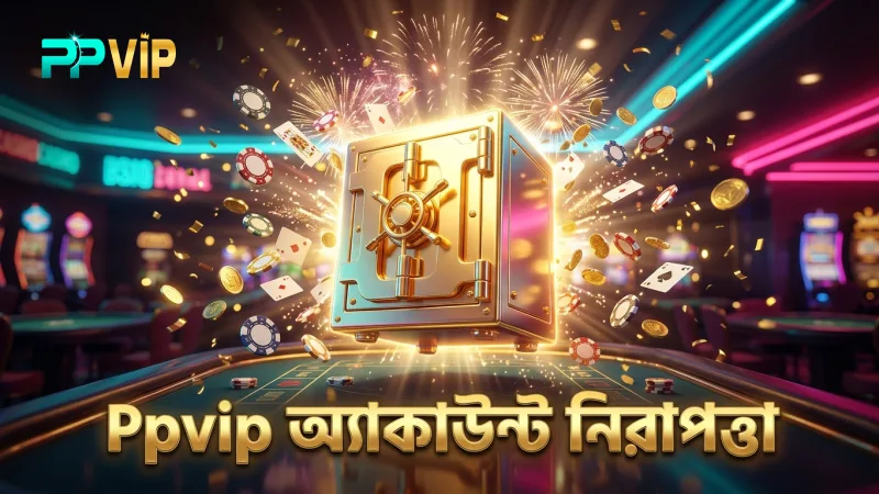 Ppvip অ্যাকাউন্ট সুরক্ষা দিয়ে বাজির ঝুঁকি কমায়।