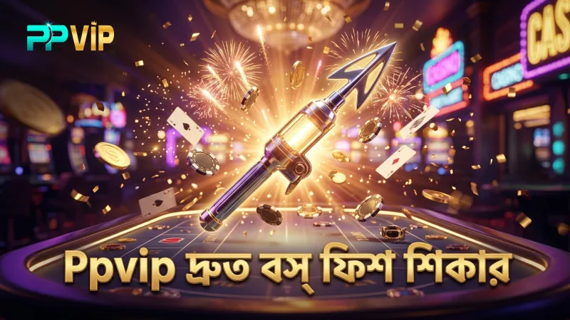 বস ফিশ শিকারে Ppvip-এর বিশেষ অস্ত্র দ্রুত কাজ করে চেষ্টা করুন