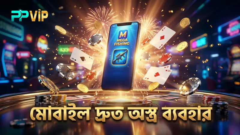 মোবাইল থেকে দ্রুত অস্ত্র ব্যবহারে খেলার গতি বাড়ান