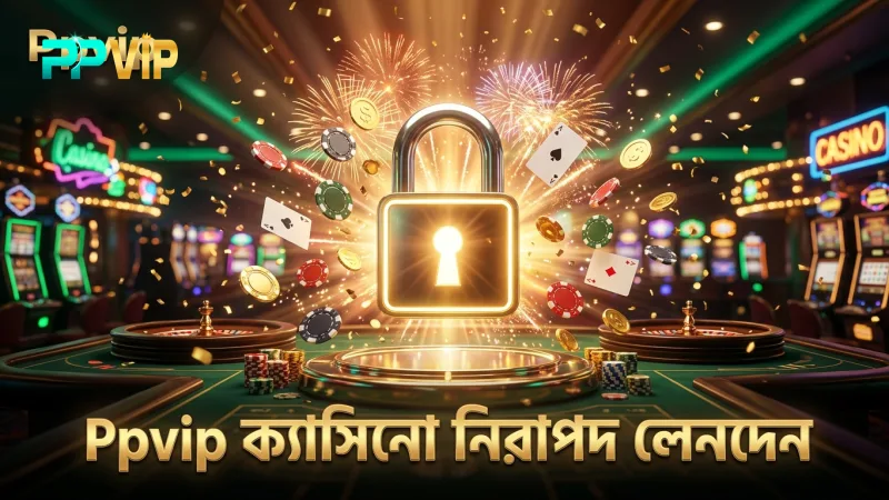 Ppvip ক্যাসিনো নিরাপদ লেনদেন নিশ্চিত করে SSL এনক্রিপশন দিয়ে