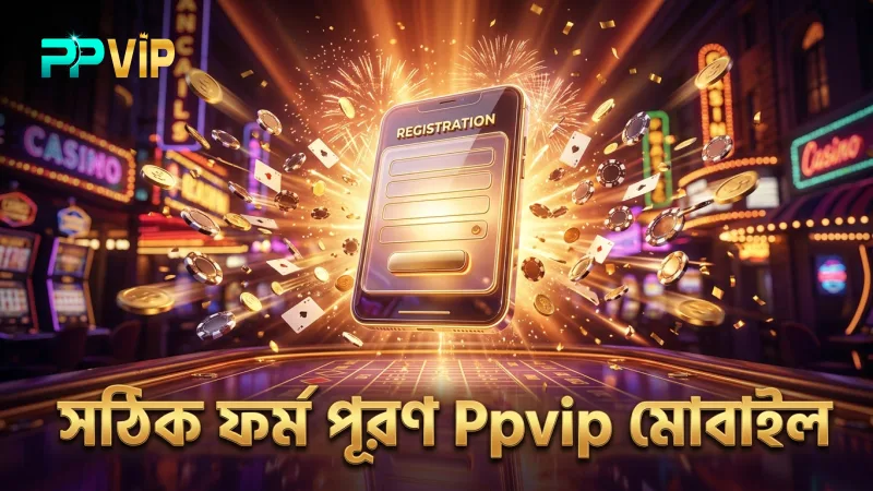 Ppvip রেজিস্ট্রেশনে মোবাইল ফর্মের প্রতিটি ধাপ সঠিকভাবে পূরণ