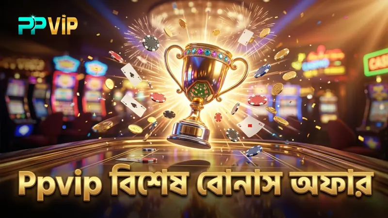 Ppvip ভিআইপি মেম্বারদের জন্য বিশেষ বোনাস অফার প্রদর্শন।