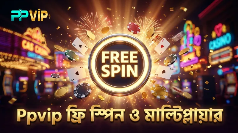 ফ্রি স্পিন রাউন্ড ট্রিগার ও মাল্টিপ্লায়ারের কার্যকারিতা Ppvip থেকে